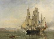 Clarkson Frederick Stanfield Action and Capture of the Spanish Xebeque Frigate El Gamo